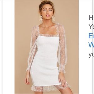 Red dress boutique dress